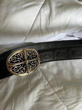 Leather Belt Chrome Hearts Original